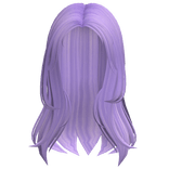 Casual It Girl Middle Parting - Purple