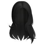 Casual It Girl Off Shoulder Hair - Black