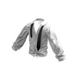 Casual Tie Shirt(White)