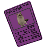 Cat Grażyna Trading Card