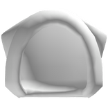 ♱ Cat hood In White