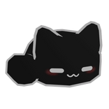 Cat on shoulder (right)