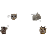 Cat stickers for head
