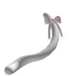 Cat Tail With Pink Bow