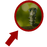 Catapillar Meme Red Circle