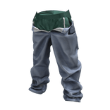 Catyard - Low Denim Jeans (Washed Blue/Green) Y2K