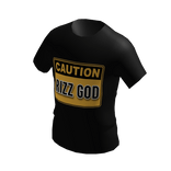 Caution: Rizz God ⚠️🚨⚠️ — Meme / Joke shirt 