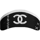 CC stitched nurse hat in black