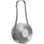 Cd Vinyl Shoulder Bag White 3.0