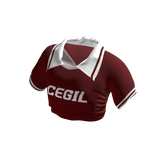 CEGIL Red Polo Crop