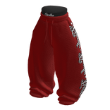 Celana Longgar Sweatpants Merah