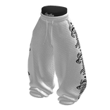 Celana Longgar Sweatpants Putih