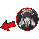 Celestia Ludenberg Pointing Meme Circle  