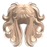Celestial Flowy Swirly Pigtails in Blonde
