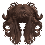 Celestial Flowy Swirly Pigtails in Brown