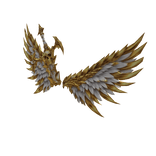 Celestial Requiem Wings White Gold