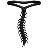 Centipede Tie Black