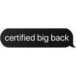certified big back text