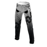 ❄ Chain Black White Gradient Fade Pants