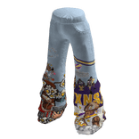 Chaos Patchwork Street Pants Denim