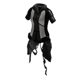 🖤 Charming Laced Corseted Dress in Black & White