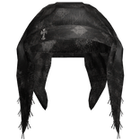 Checkered Black Emo Chrome Headscarf