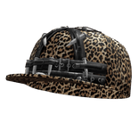 Cheetah Animal Print Scene Emo Tilted Bullet Cap