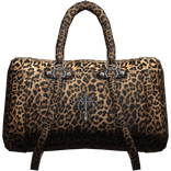 Cheetah Grunge Emo Luxury Handheld Duffel Bag
