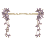 Cherry Blossom Falling petal Back Hairpin 