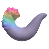 Cherry blossom nyan cat pastel rainbow fade tail