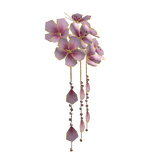 🌸 Cherry Blossom Plum dangling hairpin Right