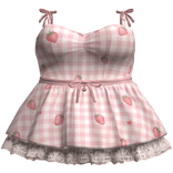 Cherry Ribbon Mini Dress