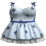 Cherry Ribbon Mini Dress