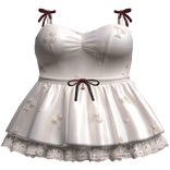 Cherry Ribbon Mini Dress