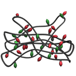 Chest Christmas Lights Garland