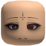 Chibi Cross Eyed Black and Red Face