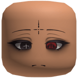 Chibi Cross Eyed Black and Red Face