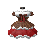 🎅💖Chibi Doll - Chocolate Pompous Christmas Dress