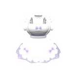 🎀Chibi Doll - Sweet  Purple Maid Dress w Bows