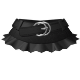 ❌Chibi Doll - Y2K Black Denim Skirt w belt