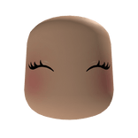 Chibi Kawaii Blushing Blink Makeup Face