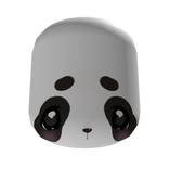 ♡ chibi panda face kawaii