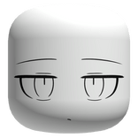 Chibi Stare Face - White