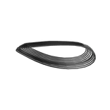 Chic Black High Fashion Layered Rings Necklace