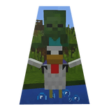 chicken jockey minecraft  movie meme 