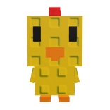 chicken on shoulder (grow a garden)