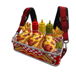Chili Cheese Hot Dog Vendor Tray