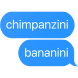 chimpanzini bananini italian brainrot text