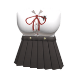 Chinatsu White Uniform w/ Black Shirt & Ribbon