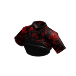 chinese crop top_red_465